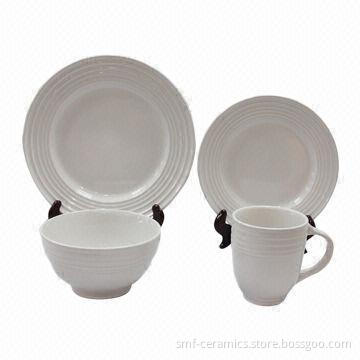 16pcs Ceramic Dinner Set, Stocks are Available, Glazed Dinner Set, FDA/PROP 65